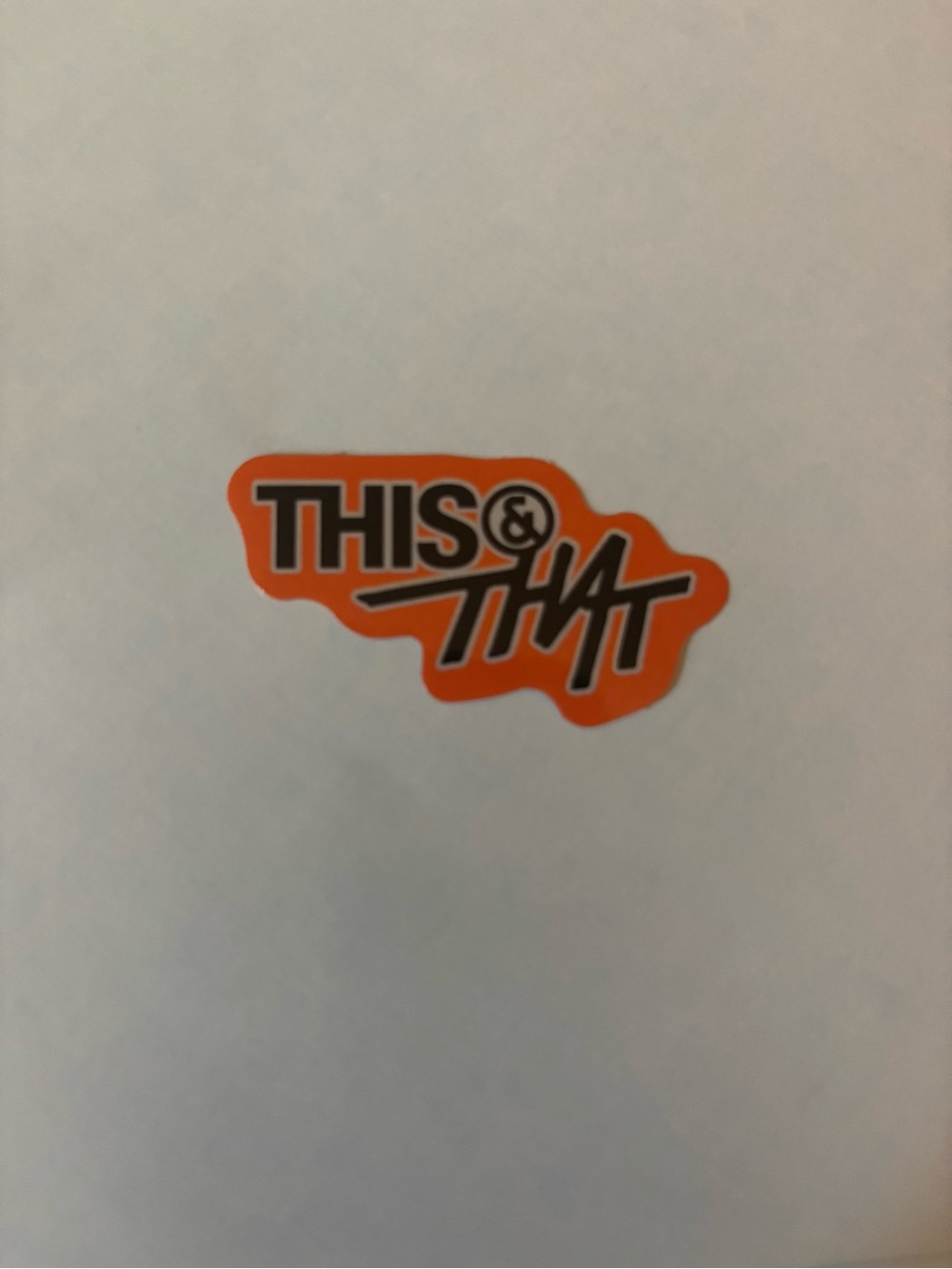 Stray Kids official sticker "This & That"